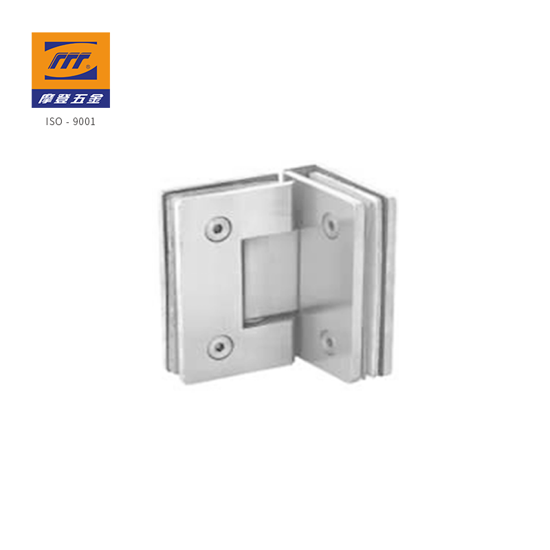 Shower Door Hinge (Straight Edge, 90-degree)｜MF-315E-CR